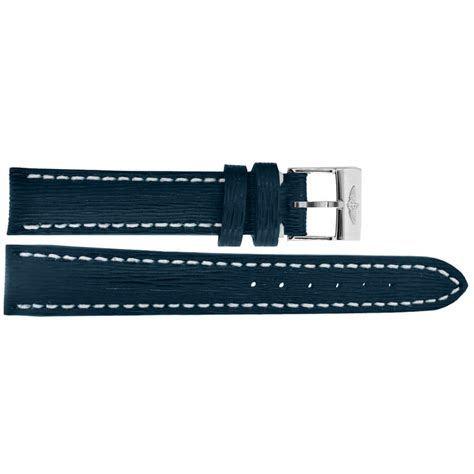 breitling 16mm dark blue calfskin leather strap|breitling watch straps.